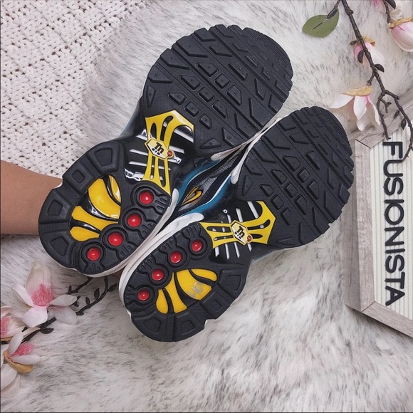 NWT 🍭 Cute Nike Air Max Plus Silver 4.5Y/6W - Picture 7 of 7